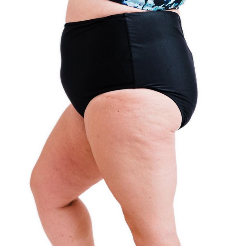 Plus Size High-Waisted Bikini Bottom
