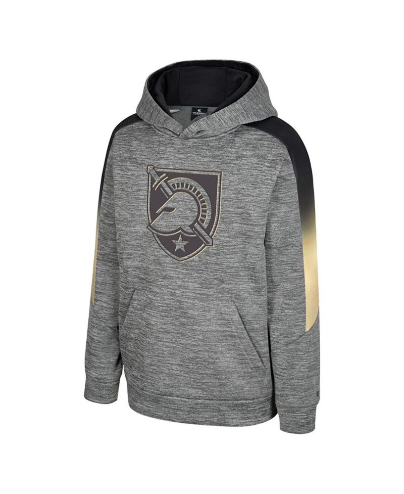 Big Boys and Girls Gray Army Black Knights The Gang Hoodie