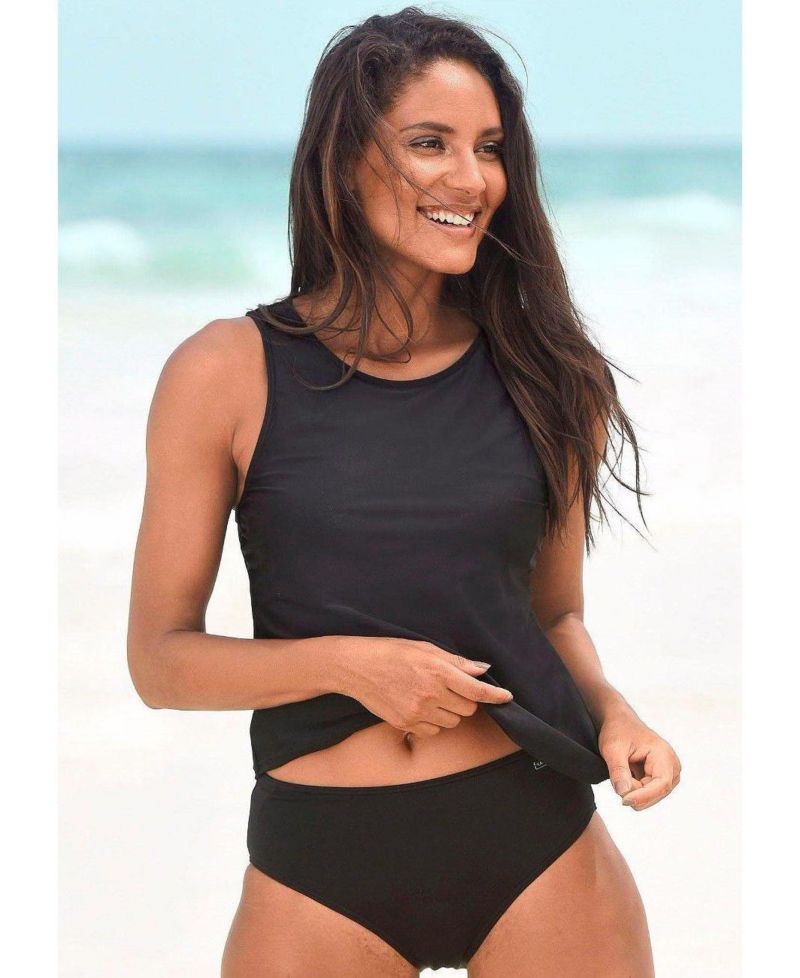 Women's Mid Rise Bikini High-Rise Full-Coverage High-Waist Swim Bottom