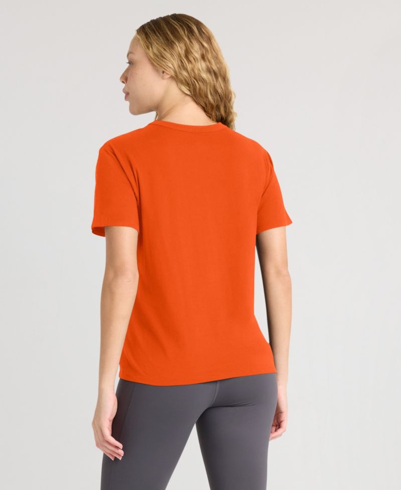 Women's Denver Broncos Essential Legacy Relaxed-Fit Screen-Print Graphics T-Shirt