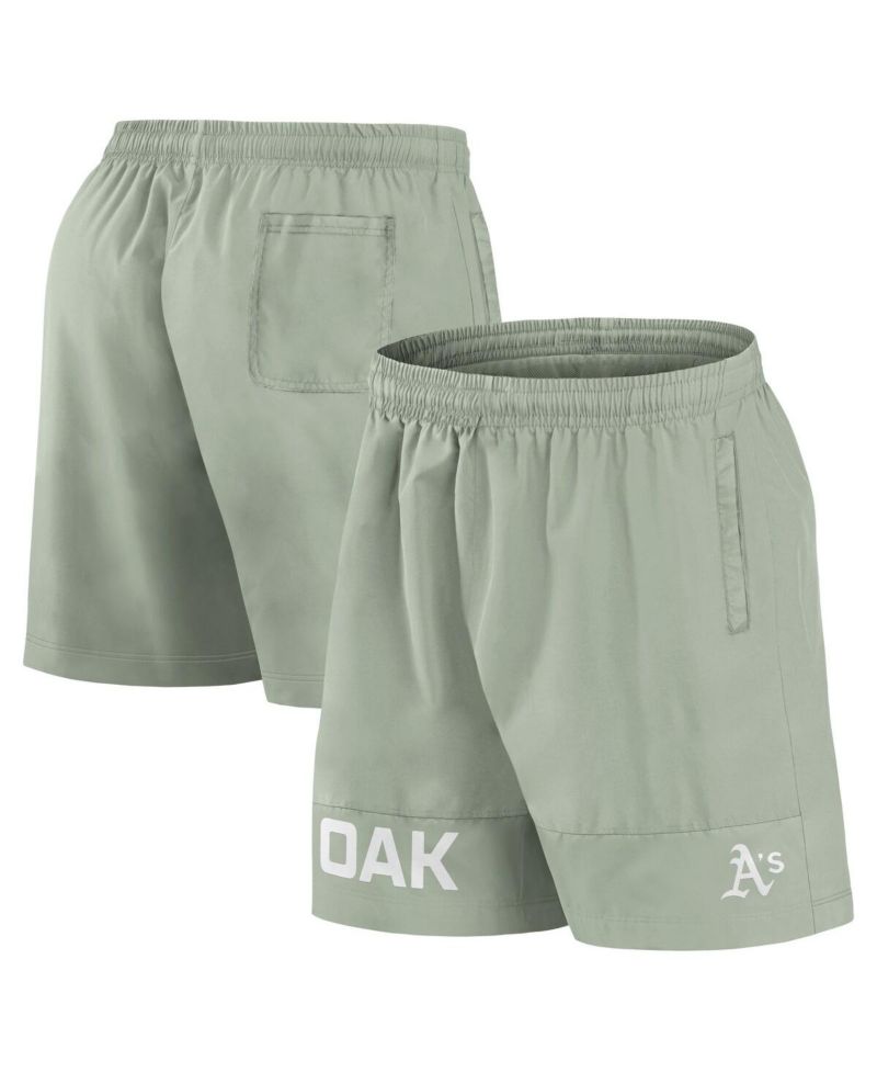 Men's Green Oakland Athletics Elements Swim Shorts