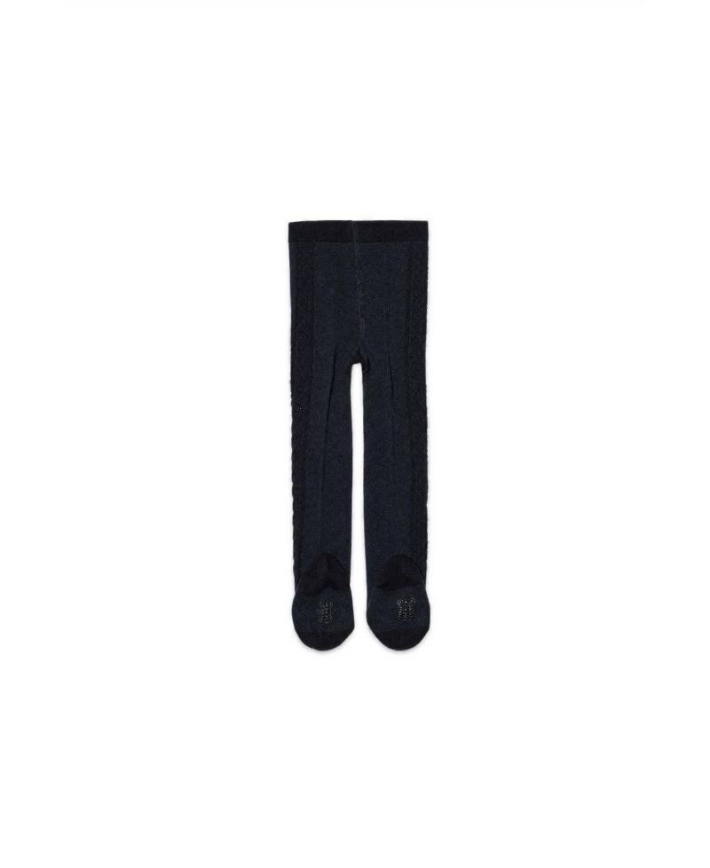 Baby Girls Knit Textured Tights