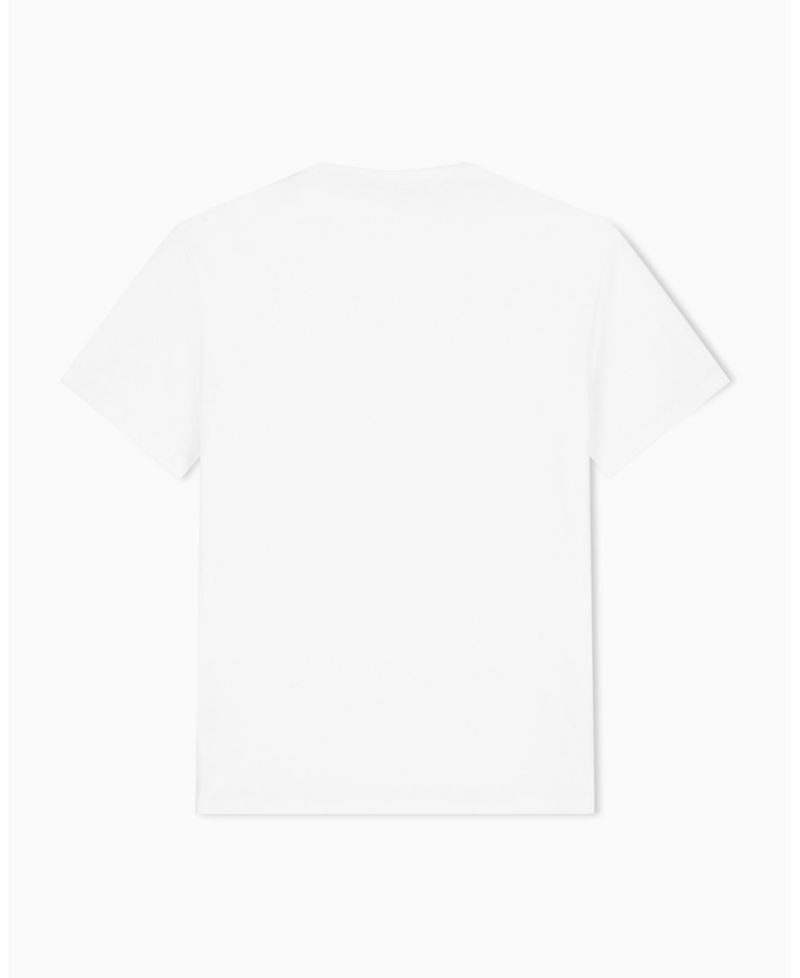 Men's Short Sleeve Metallic Box Logo Slim Fit T-Shirt