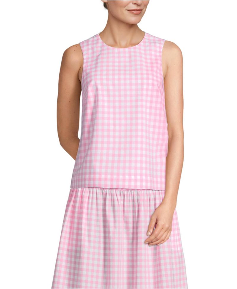 Women's Poplin Sleeveless Shell