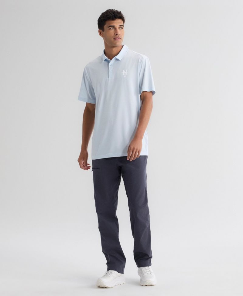 Men's Light Blue New York Mets Clutch Polo Shirt