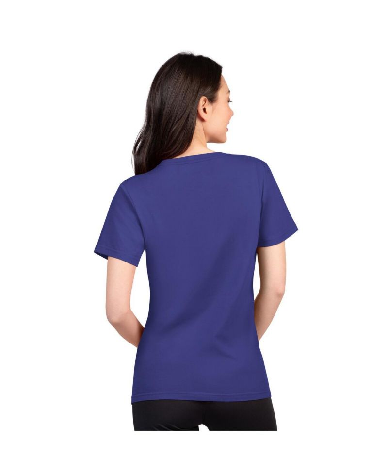 Women's Purple Baltimore Ravens Super-Slim Lightweight Winning Crew T-Shirt