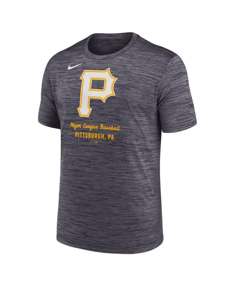 Men's Gray Pittsburgh Pirates Velocity Performance T-Shirt