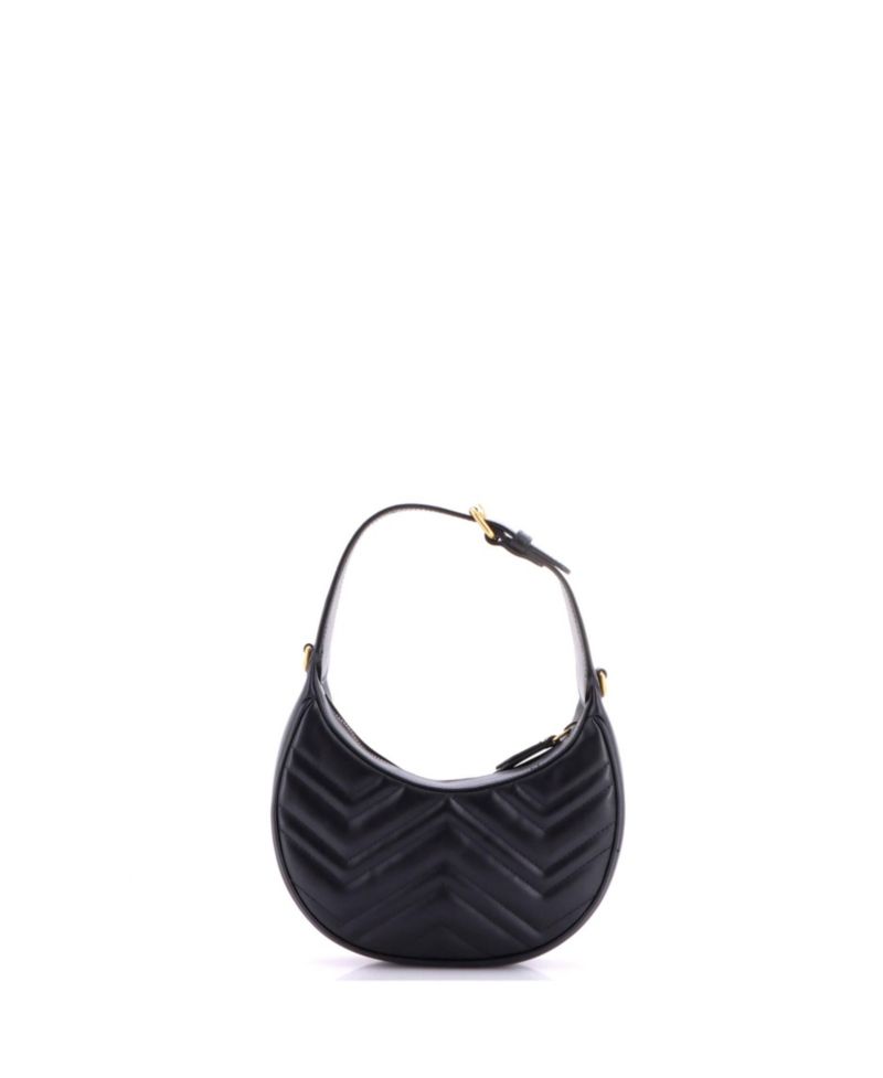 GG Marmont Half Moon Matelasse Mini Hobo
