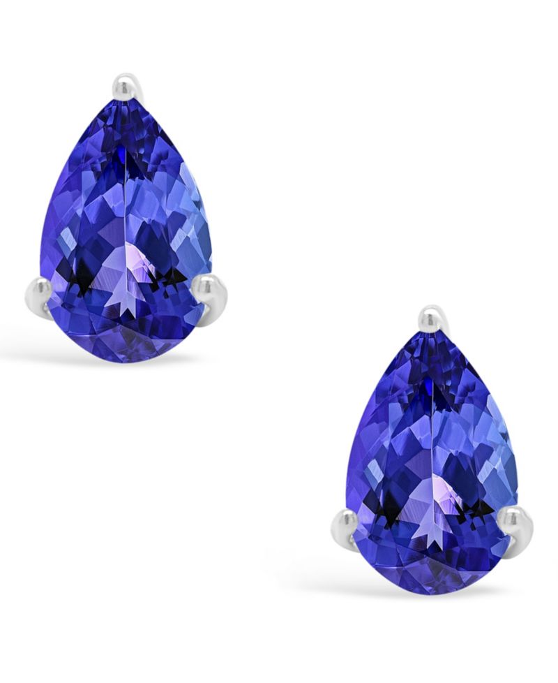 Tanzanite Stud Earrings (1-3/4 ct. t.w.) in 14k Yellow Gold (also in 14k White Gold)