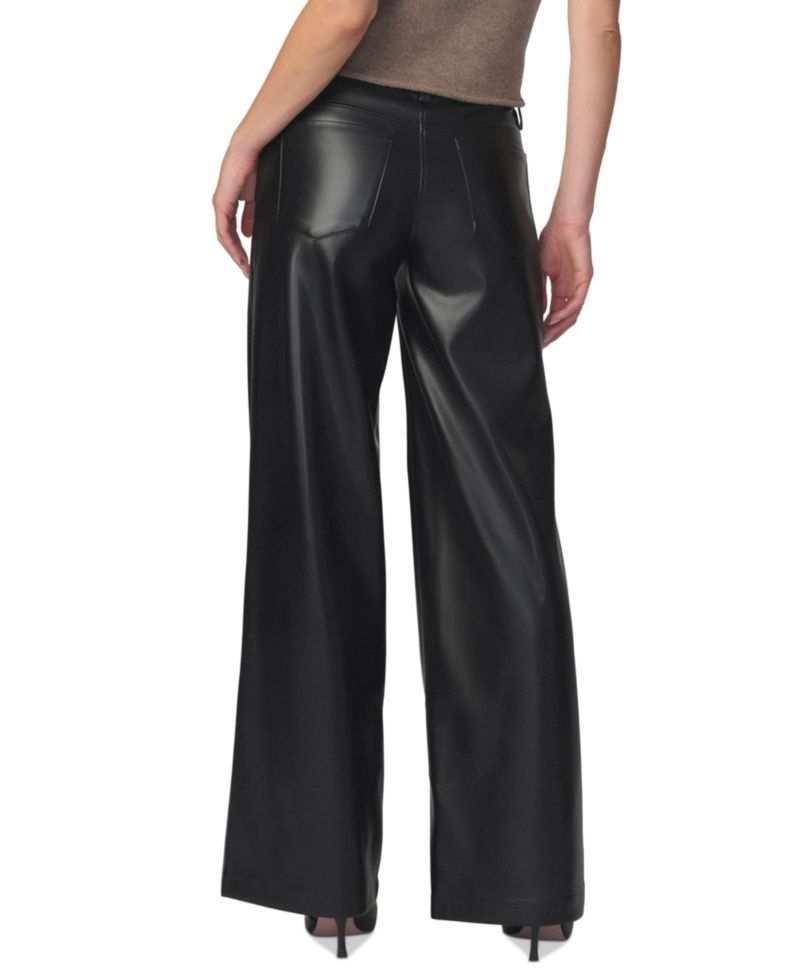 Women's Lou Lou Faux Leather Wide-Leg Pants