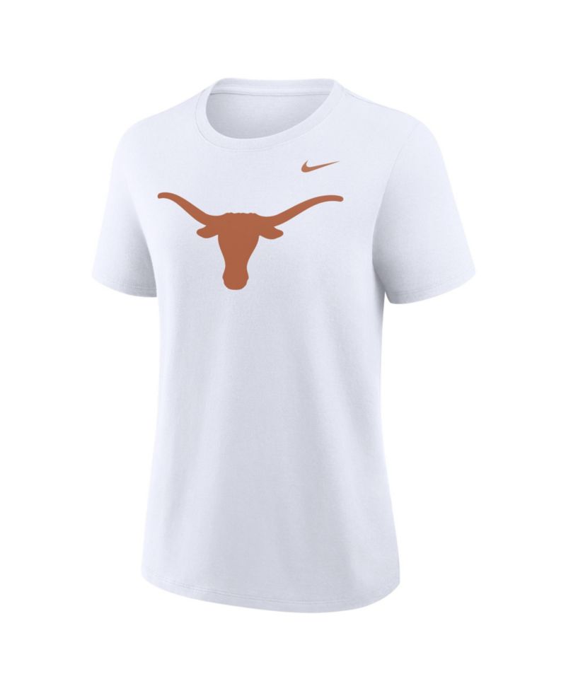 Women's White Texas Longhorns Primary Logo T-Shirt