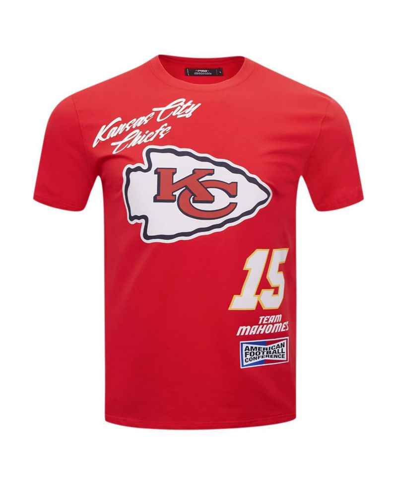 Men's Patrick Mahomes Red Kansas City Chiefs Fast Lane Name & Number Player T-Shirt