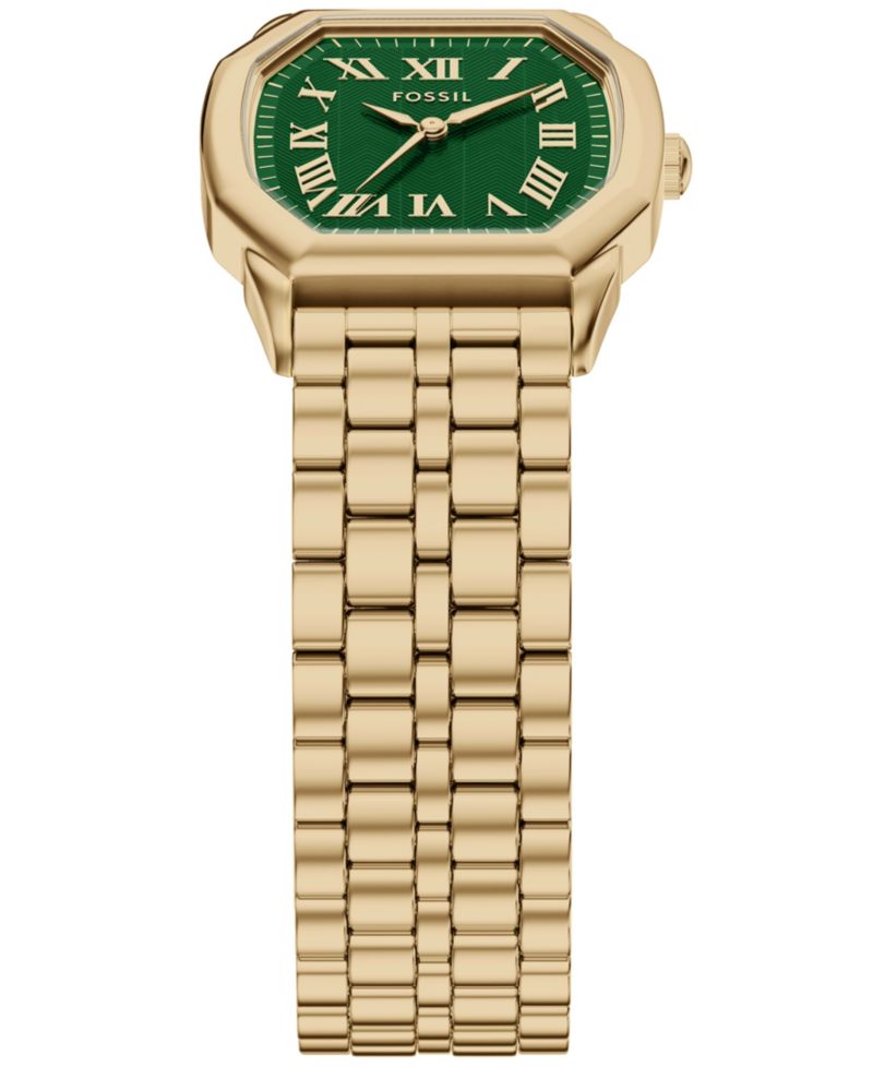 Women's Harlow Three-Hand Gold-Tone Stainless Steel Watch, 32mm