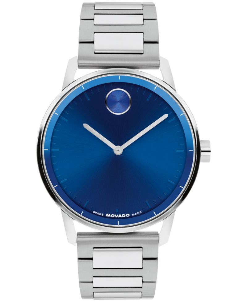 Men's Bold Echo Swiss Quartz Stainless Steel Watch 40mm