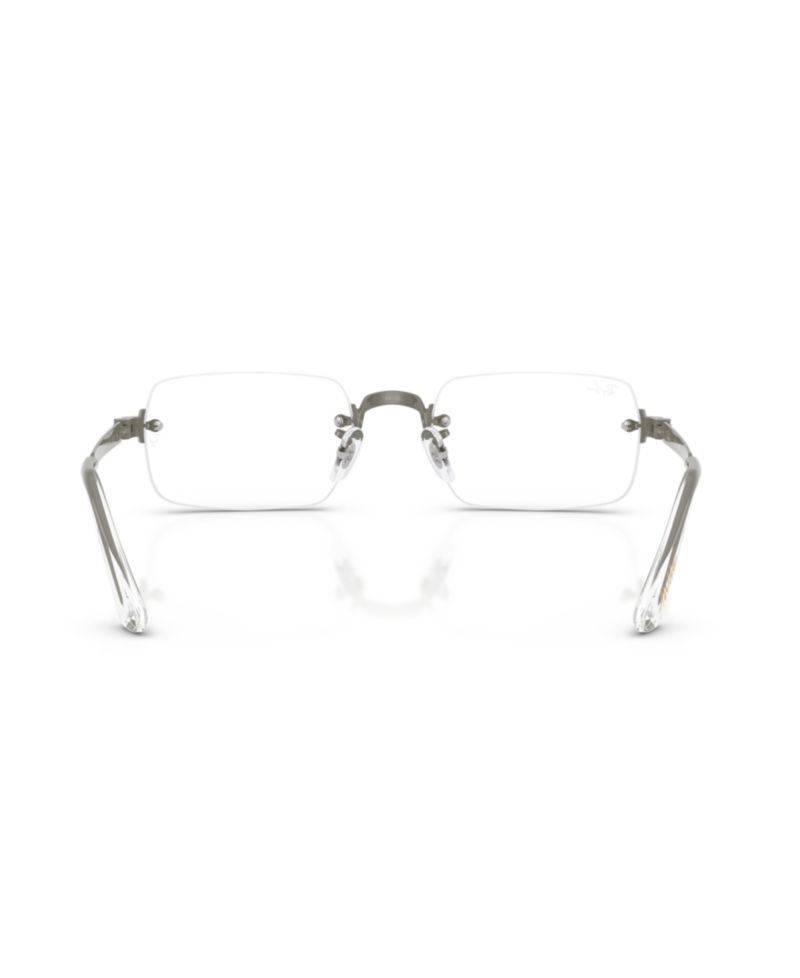 Unisex Rectangle Metal RB3928V Optics By A$AP Rocky Eyeglasses