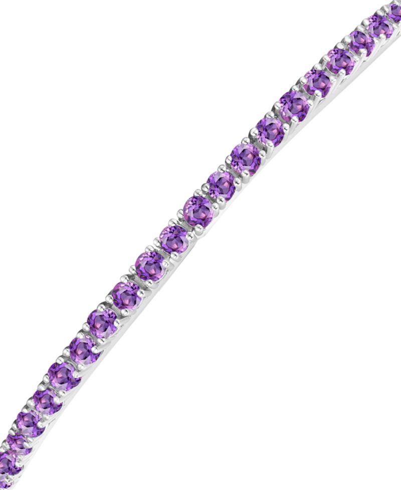 Multi-Gemstone Bracelet in Sterling Silver