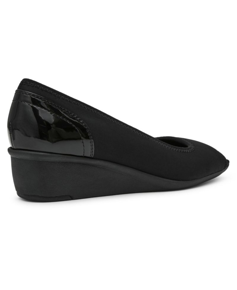 Women's Waylynn Peep-Toe Wedge Pumps