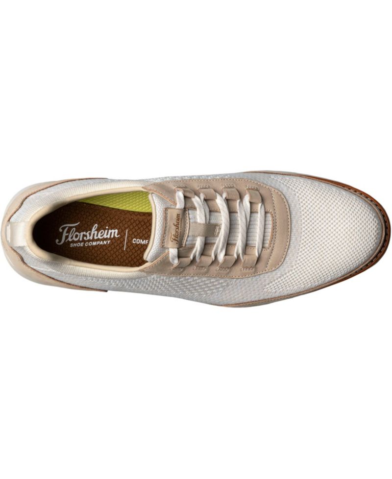Men's Launch Knit Elastic Lace Slip On Sneaker