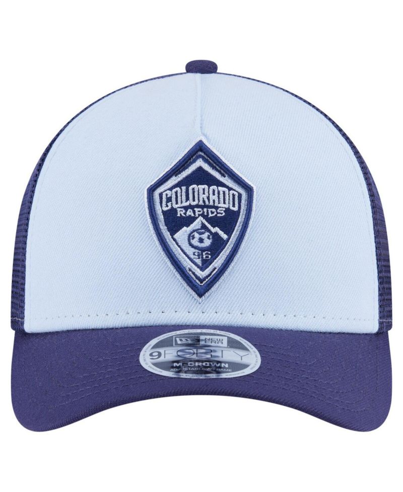 Men's Light Blue Colorado Rapids Color Pack 9FORTY A-Frame Adjustable Trucker Hat
