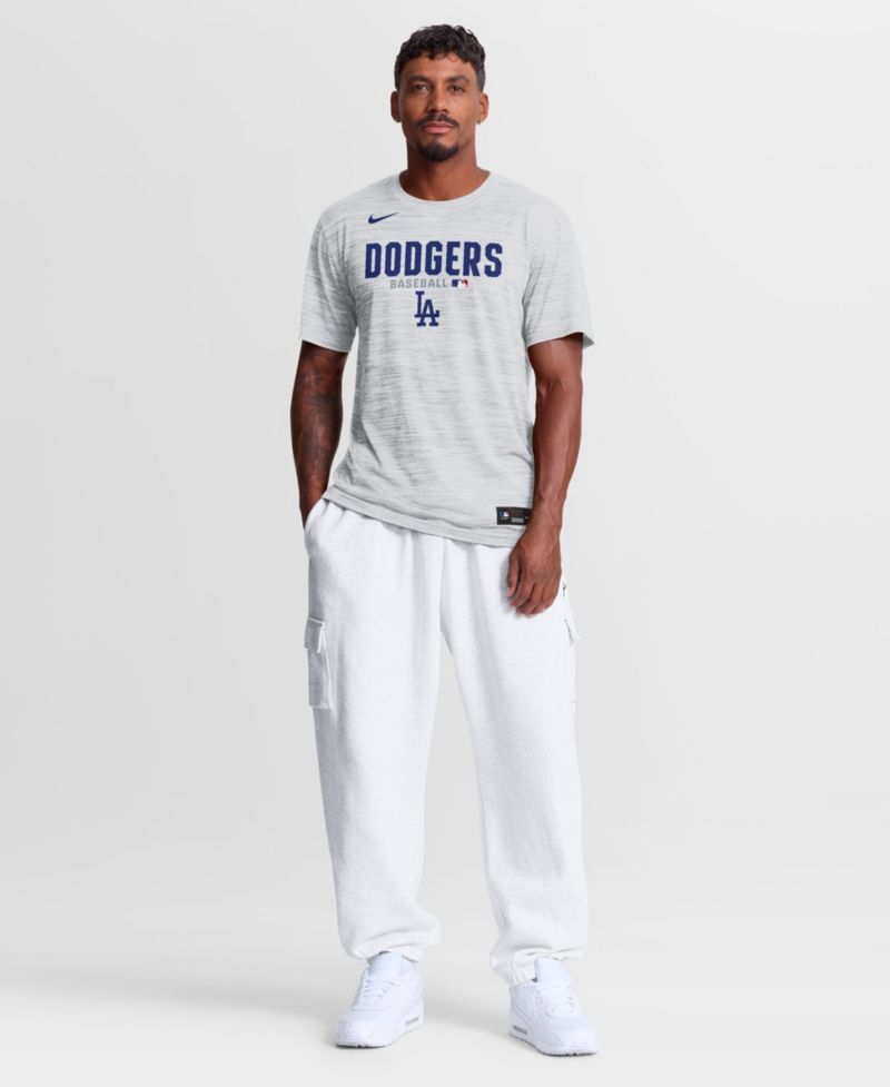 Men's White Los Angeles Dodgers Authentic Collection Velocity Dri-FIT T-Shirt