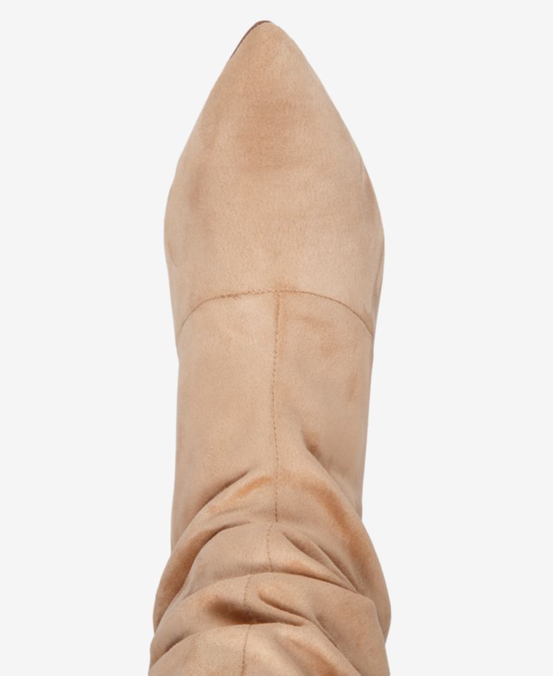 Women's Nyla Slouch Heeled Dress Booties - Extended Sizes Available
