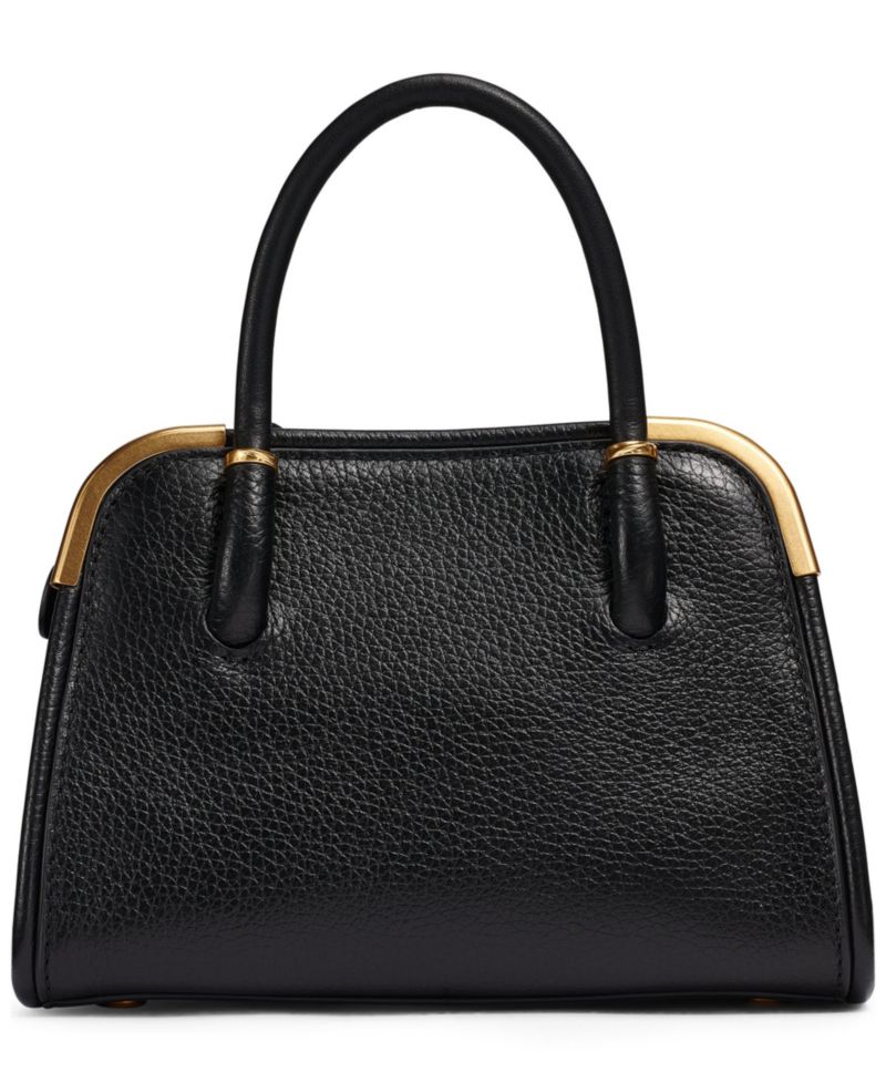 Satin Mini Crossbody Satchel Handbag