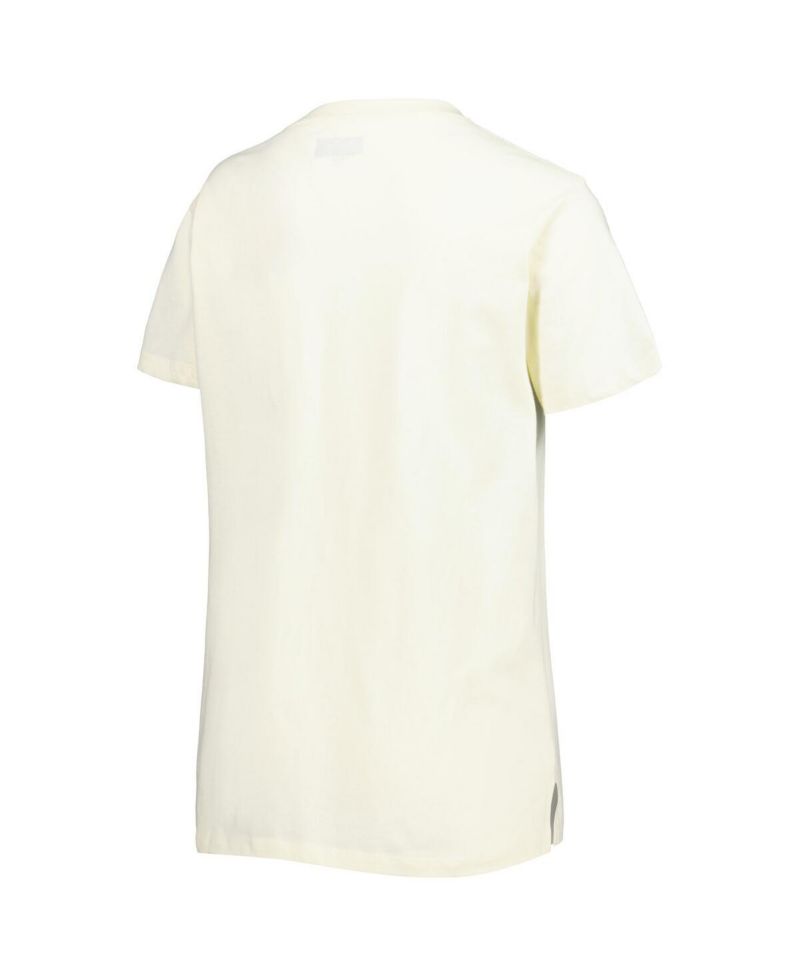 Women's Cream Arizona Cardinals Chrome Sideline T-shirt