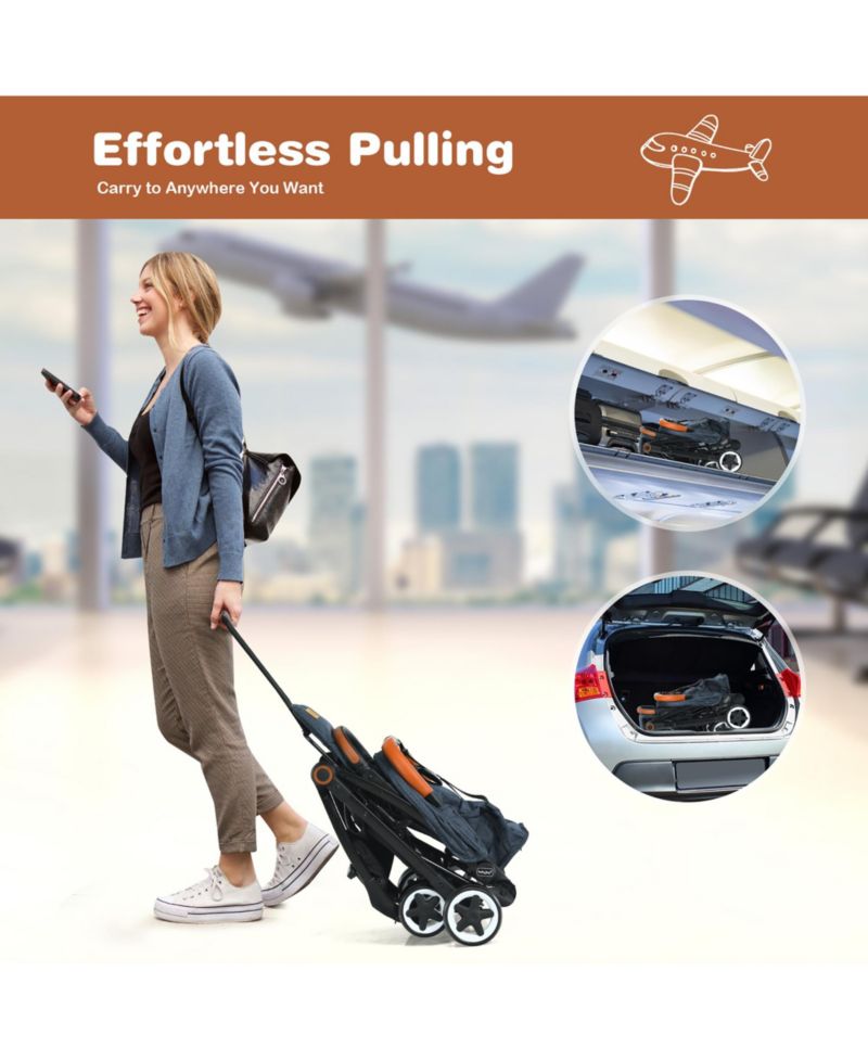 Lightweight Baby Stroller Aluminium Frame for Home Office Use