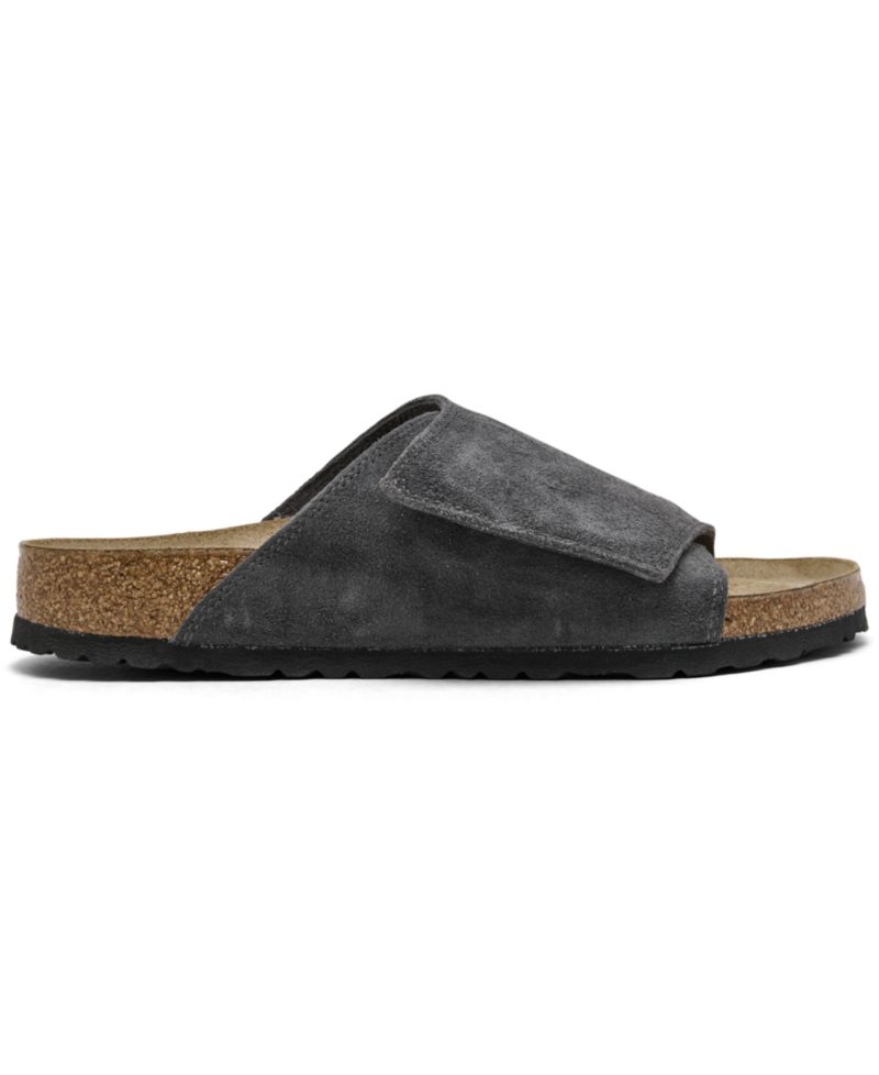 Men's Solana Suede Leather Slide Sandals from Finish Line