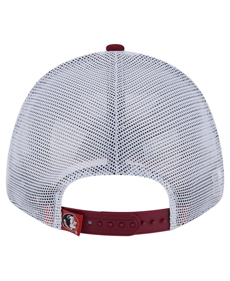 Men's Garnet Florida State Seminoles Trucker 9FORTY Adjustable Hat
