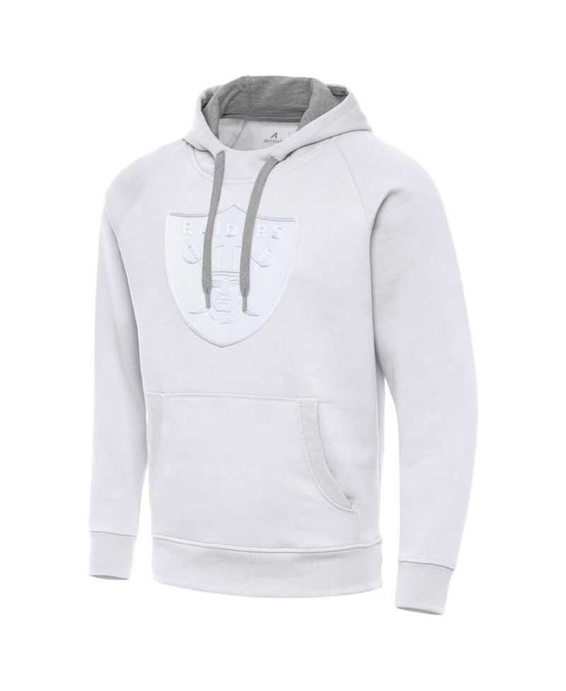 Men's White Las Vegas Raiders Victory Pullover Hoodie