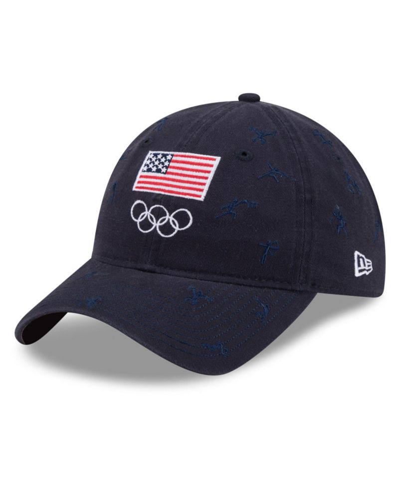 Men's Navy Team USA Pictogram 9TWENTY Adjustable Hat