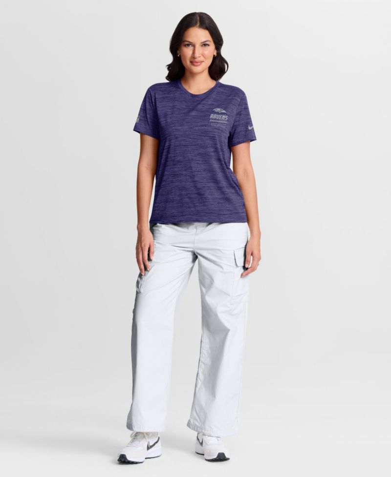 Women's Baltimore Ravens Sideline Velocity Dri-FIT T-Shirt