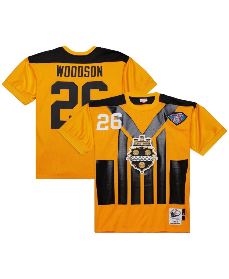 Men's Rod Woodson Gold Pittsburgh Steelers 1994 Authentic Throwback Retired Player Jersey