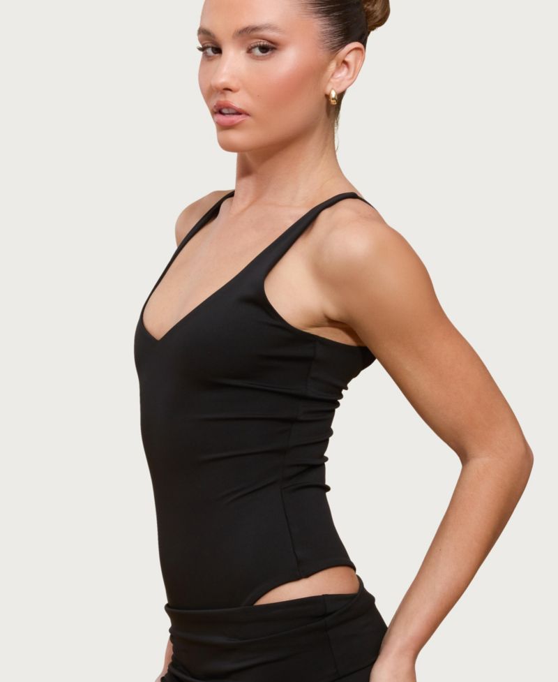 Women's Alondra V Neck Bodysuit