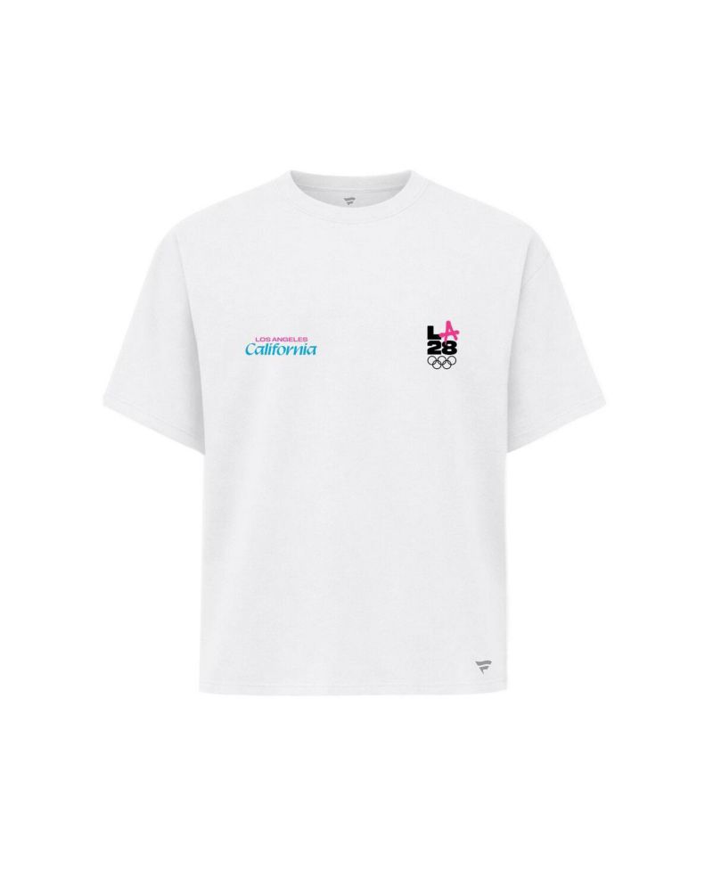 Women's White LA28 Superbloom Collection T-Shirt