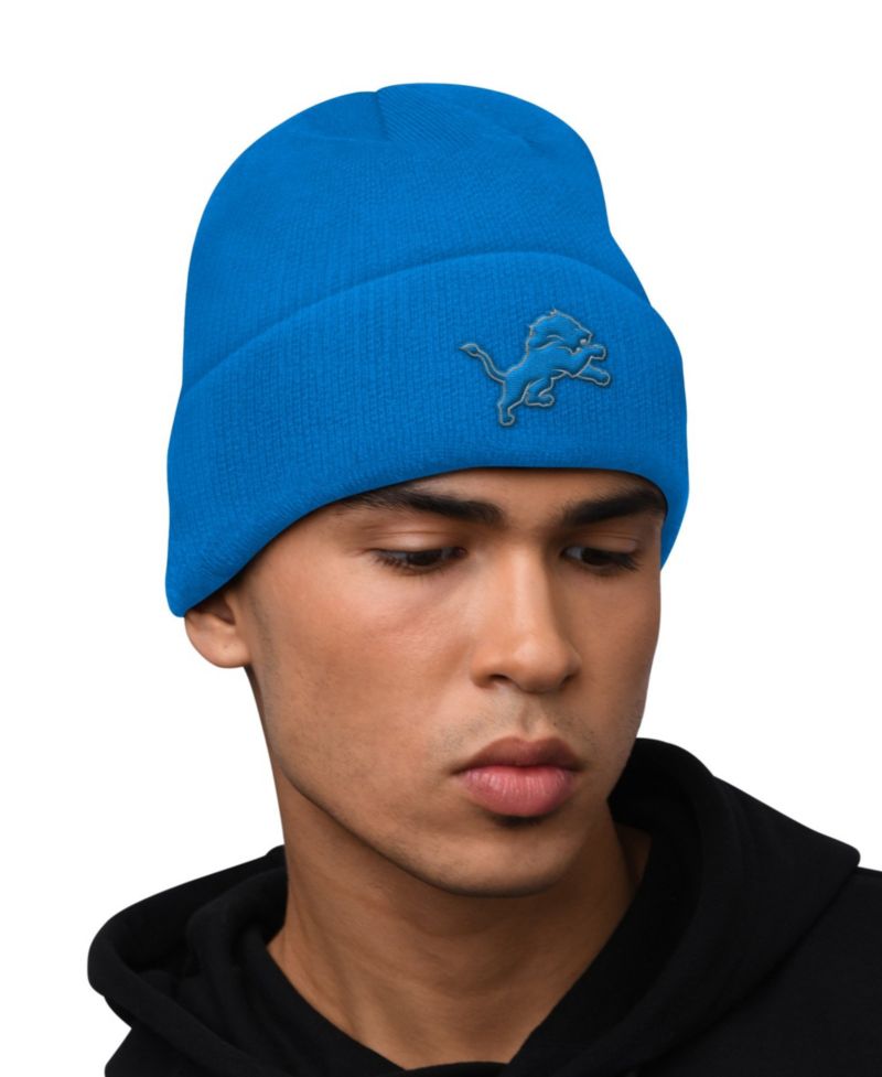 Men's Detroit Lions Pullover Graphic Hoodie and Cuffed Knit Hat, 2-Piece Set