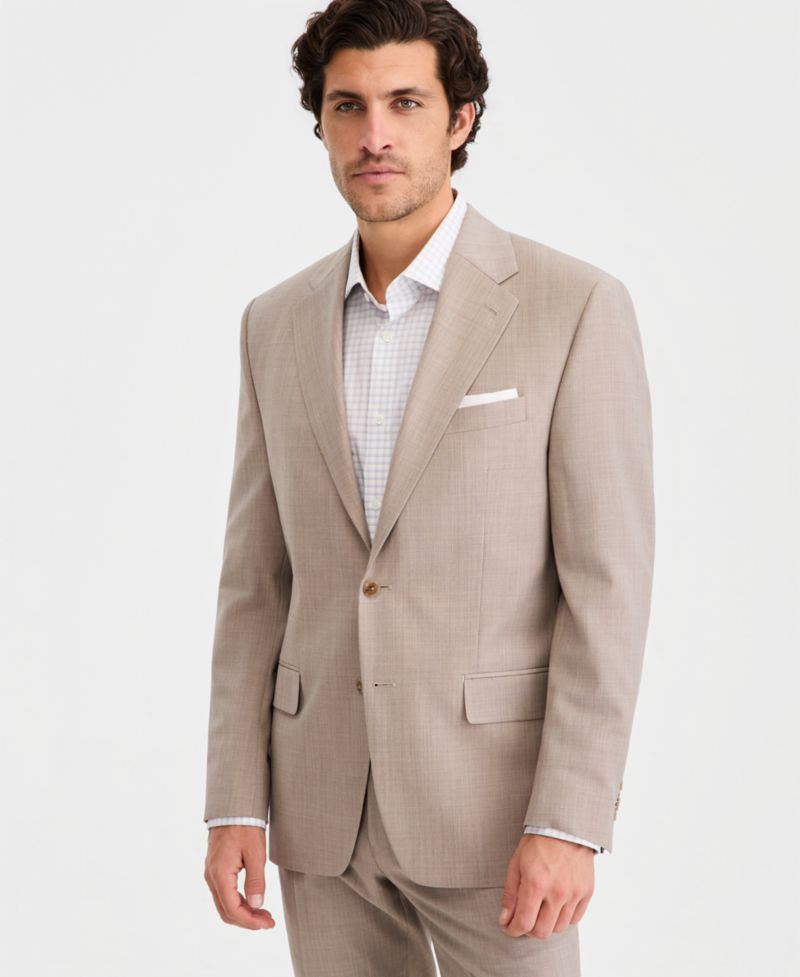 Men's Classic Fit Wool Blend Suit Separates Pant