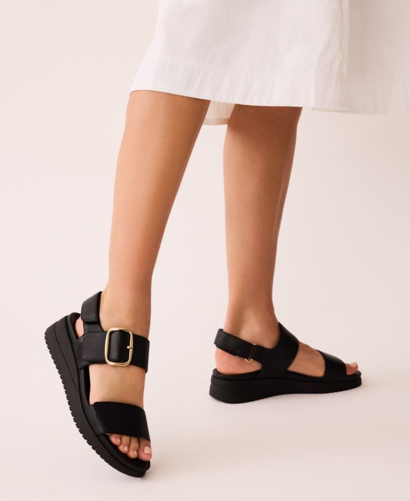 Women's Evanti Buckle Double Strap Sporty Sandals