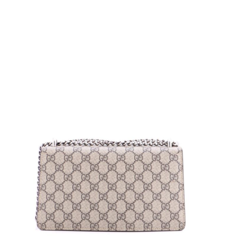 Small Dionysus Bag GG Coated Canvas with Crystal Embellished Metal