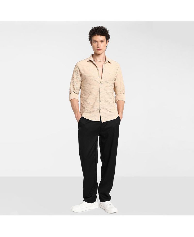 Men's Self-Design Wave Shirt