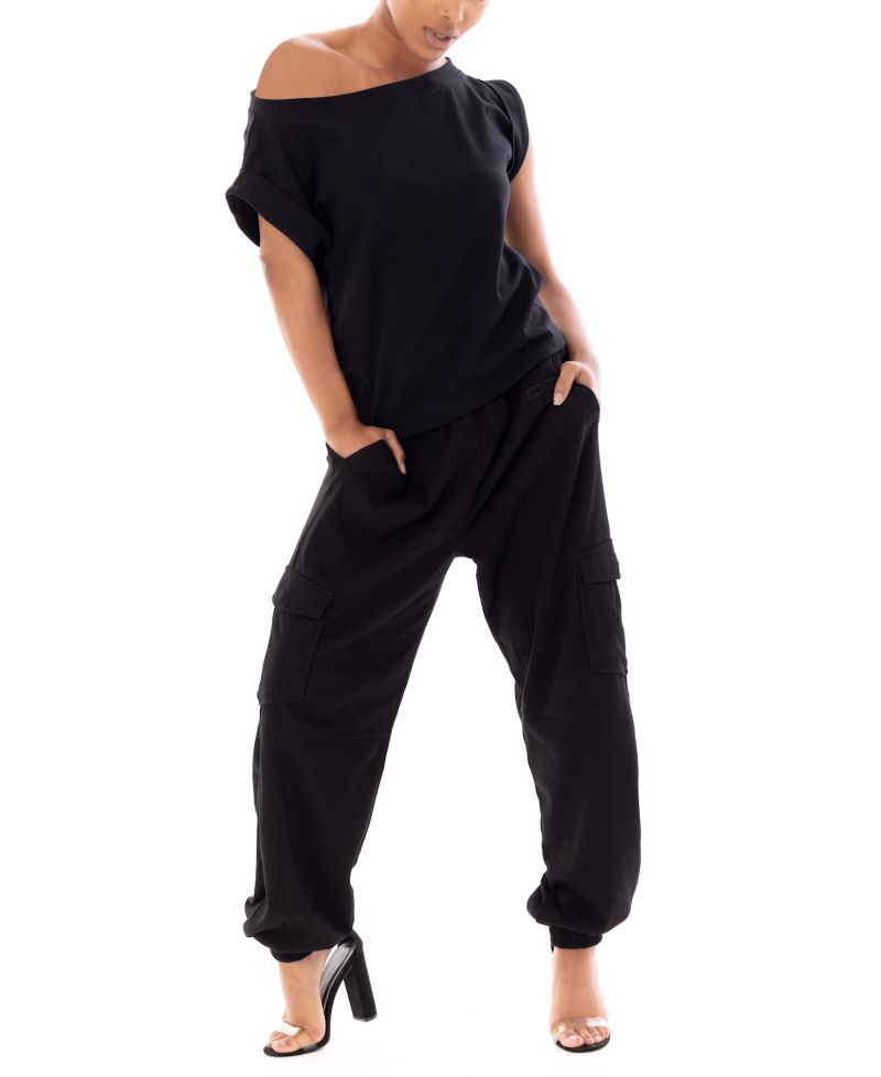 Women's Oversized Cargo DM Jogger