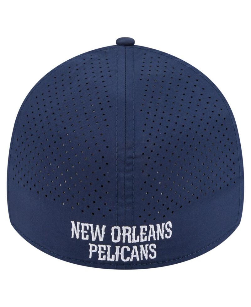 Men's Navy New Orleans Pelicans Featherweight Poly Rope Flex 39Thirty Hat