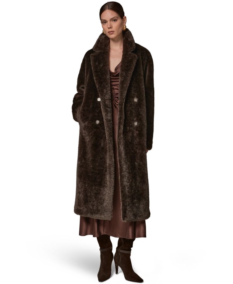 Women's Double-Breasted Long Coat