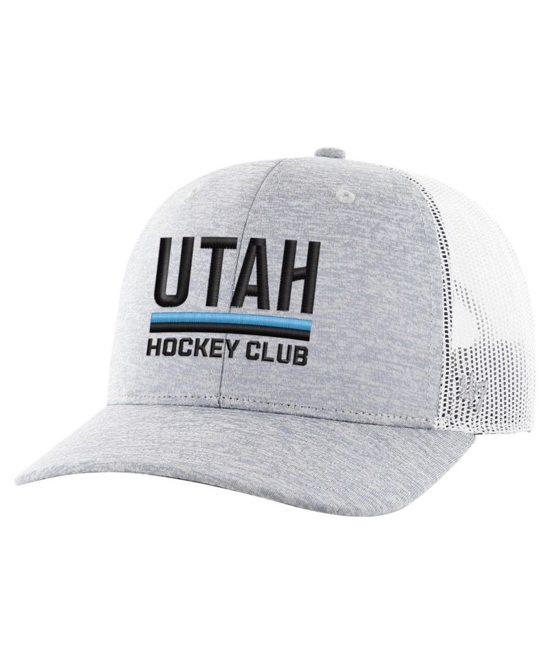 Men's Gray Utah Hockey Team Harrington Adjustable Trucker Hat