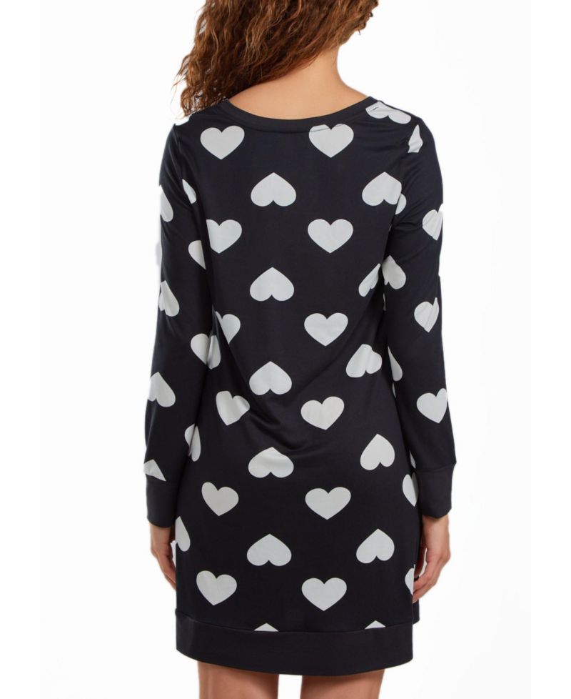 Women's Kind Modal Sleep Top or Dress with Button Down Top in Comfy Cozy Style