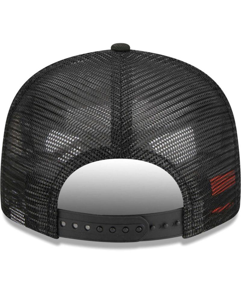 Men's Black Nickelodeon Splat Trucker 9FIFTY Snapback Hat