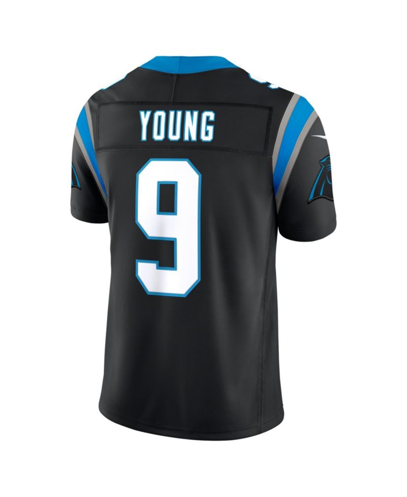 Men's Bryce Young Black Carolina Panthers Vapor F.U.S.E. Stitched Limited Jersey