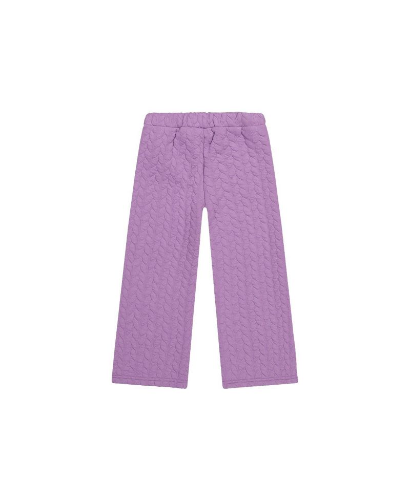 Big Girls Wide Leg Jacquard Pants