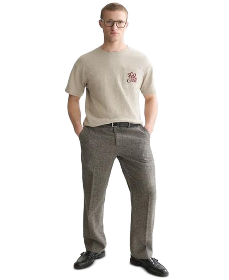 Men's Bonded Chest Pocket Artwork Crewneck T-Shirt